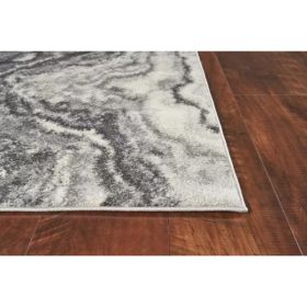 3'x5' Ivory or Grey Polypropylene Rug