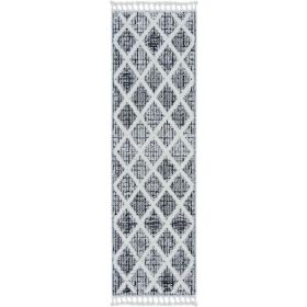 39" X 59" Charcoal Polyester Rug