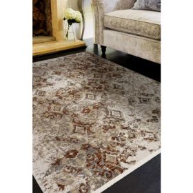 46" X 69" Sand Polypropylene Rug