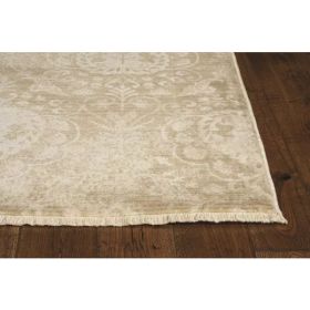 2' x 8' Sand Faded Spades Runner Rug