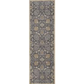 63" X 91" Taupe Wool Rug