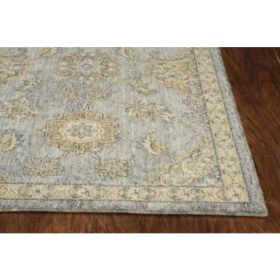 27" X 39" Sage Green Wool Rug