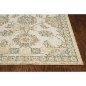 27" X 39" Ivory  Sand Wool Rug