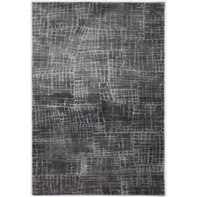 26" X 90" Grey Polypropylene Rug