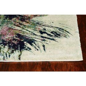 39" X 59" Ivory  Polypropylene Rug