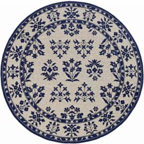 60" X 90" Sand or  Blue Polypropylene Rug