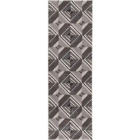 39" X 59" Grey or  Mocha Polyester Rug