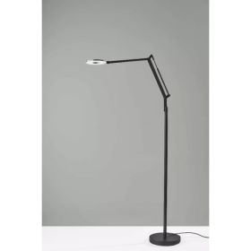 Bendy Black Metal LED Floor Lamp