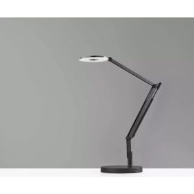 Bendy Black Metal LED Desk Lamp