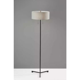 Sci Fi Two Pull Floor Lamp Black Metal