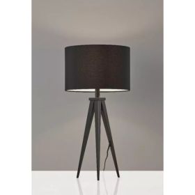 Treble Black Metal Table Lamp