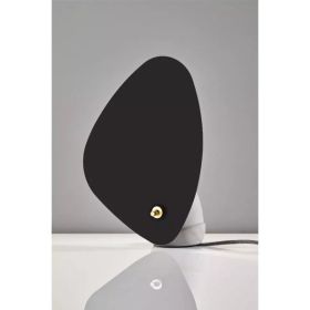 Black Fin Concrete Table Lamp