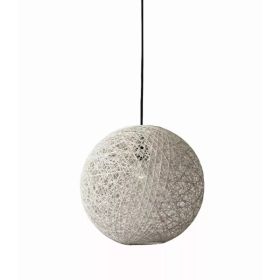 Groovy Rattan String Shade Large Pendant Light