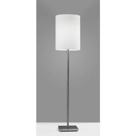 Floor Lamp Classic Silhouette Brushed Steel Metal