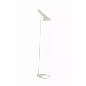 13" X 51" White Floor Lamp