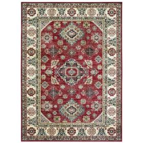 31" x 157" Red Viscose Runner Rug