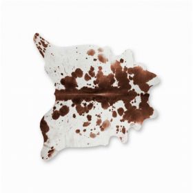 72" x 84" Brown/White, Cowhide - Rug