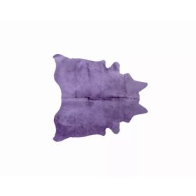 60" x 84" Purple Cowhide - Area Rug