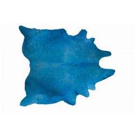 60" x 84" Blue Cowhide - Area Rug