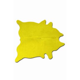 60" x 84" Yellow Cowhide - Area Rug