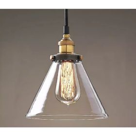 Leona 8-inch Adjustable Cord Glass Edison Lamp