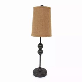 8" x 7" x 29" Bronze, Minimalist - Accent Table Lamp