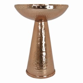 Plutus Brands Bird Bath in Colored Metal