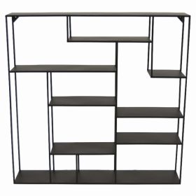 Plutus Brands Metal Wall Storage Rack in Colored Metal