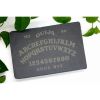 12" Engraved Slate Ouija Board Trivet