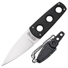 Cold Steel Secret Edge Neck Knife 3-1/2" Plain Edge Blade