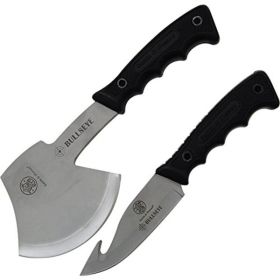 S&W Bullseye CH629 Hatchet Fixed Blade Guthook Knife Combo