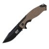 S&W Partially Serrated Liner Lock Folding Knife