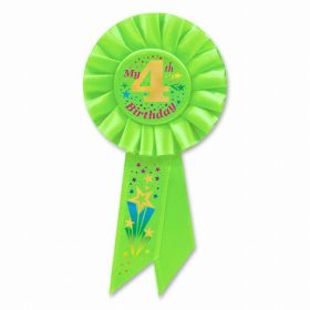 Rosettes(Multiple Themed Designs Available) (Color: Lime Green, Country of Manufacture: United States)