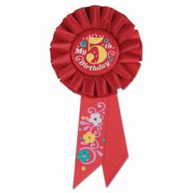 Rosettes(Multiple Themed Designs Available) (Color: Red, Country of Manufacture: United States)