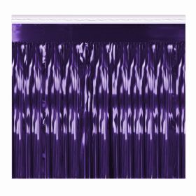 Fringe Drape (Multiple Designs Available) (Color: Purple, Country of Manufacture: United States)