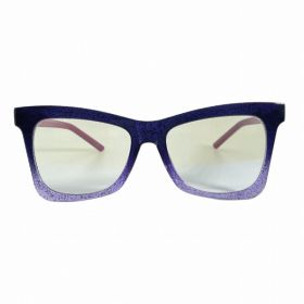 Murano Blue Light Glasses (Color: Purple, Material: Plastic, Country of Manufacture: United States)