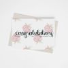 Congratulations (Floral) - Greeting Card