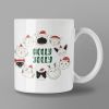 Holly Jolly Cat Wreath Coffee Mug