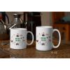 Holly Jolly Cat Wreath Coffee Mug