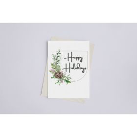 Happy Holidays - Greeting Card (Color: Bazaar, Country of Manufacture: United States)