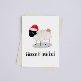 Fleece Navidad - Greeting Card (Color: Bazaar, Country of Manufacture: United States)